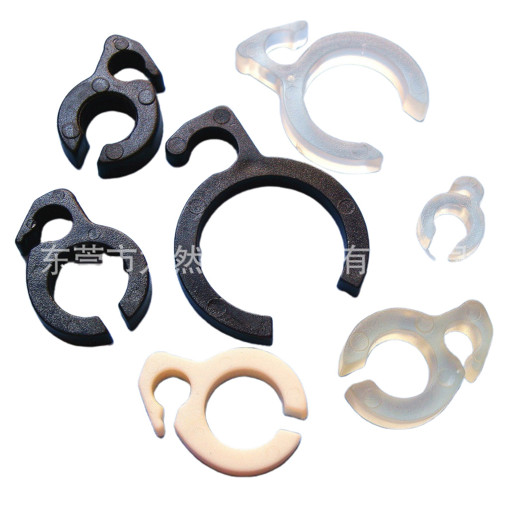 龙然厂家直销 塑胶11mm管上固定钩 塑料管钩上钩 固定管钩