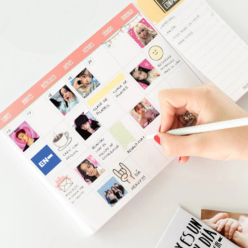 K-pop star instant photo ID-style sticker, curling sticker for fan support, themed accessories, planner tape, adhesive seal sticker, film sticker