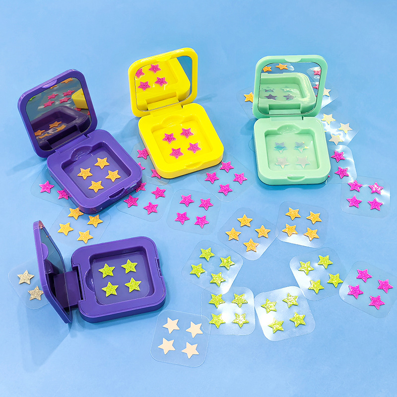 弘生痘痘贴带镜盒透气轻薄遮瑕贴日夜两用吸收渗液贴合肌肤可上妆