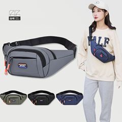 Wholesale Cross-border Waterproof Leather Strap Men's Waist Bag, Large Capacity Multifunctional Casual Work Cashier Crossbody Bag