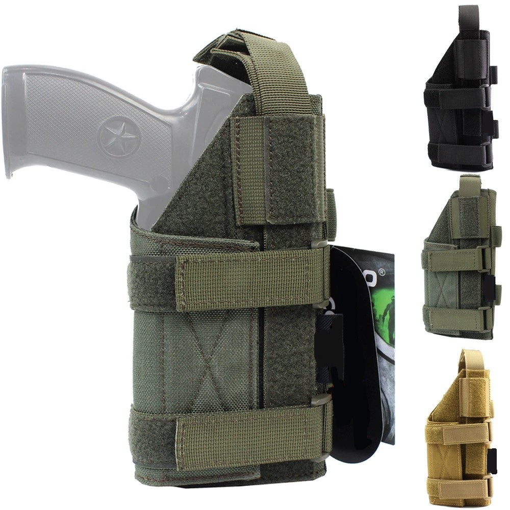 Deportes al aire libre multifuncional de extracción rápida manga táctica resistente al desgaste paquete de accesorios CS cintura de pistola colgante