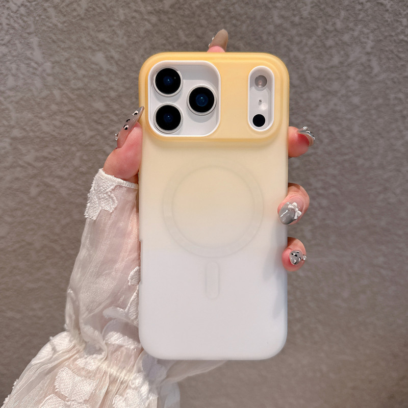 渐变适用iPhone17promax果冻二合一磁吸16手机壳磨砂苹果15保护套|undefined