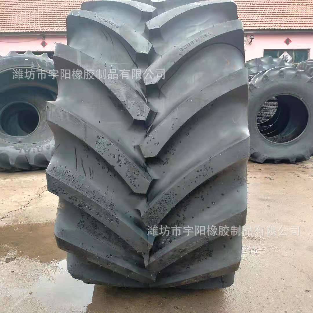 28.1R26宽基人字花纹压路机轮胎 装载机钢丝真空轮胎