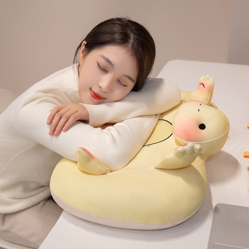 Almohada Viscoelástica de Peluche con Forma de Animal Desmontable para Dormitorio y Oficina image 3