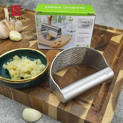 Amazon stainless steel ring garlic press manual garlic masher curved garlic masher pressure garlic masher