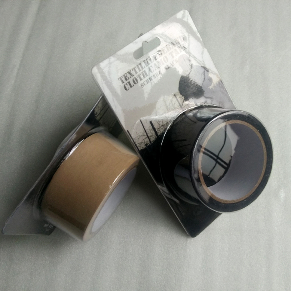 厂家热销 正品森林迷彩布胶带 自粘户外迷彩布胶带