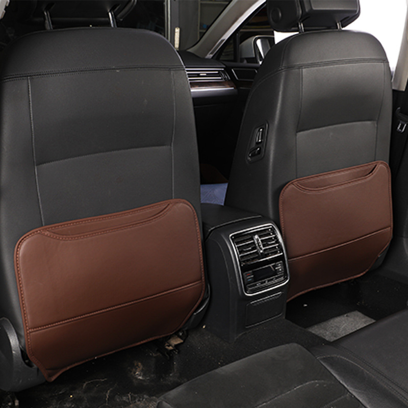 Car seat back anti-kick pad, universal rear seat anti-kick pad, child protection pad, storage bag, car anti-kick pad