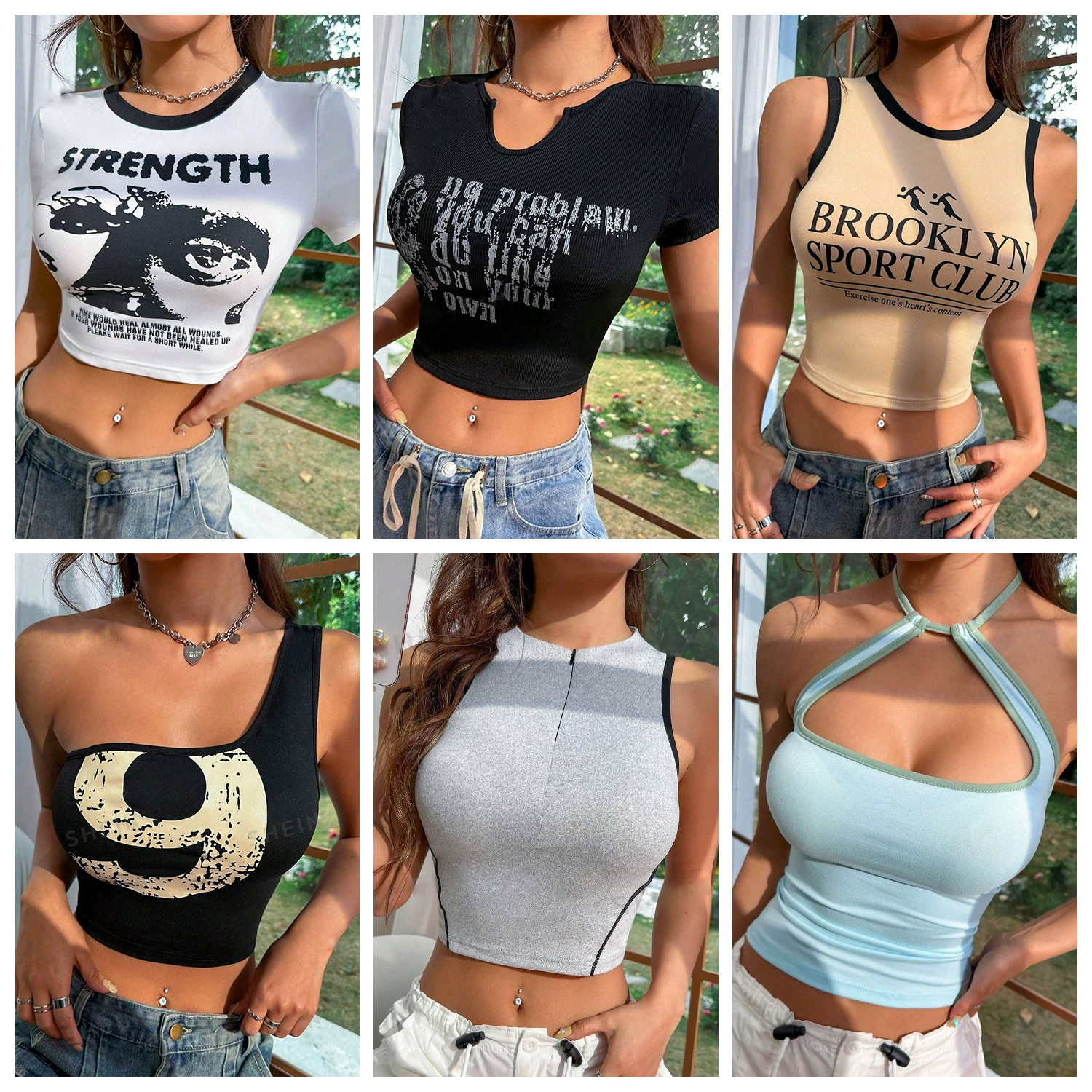 Модный бренд для внешней торговли: сексуальная женская одежда, разнообразные сексуальные топы, короткие футболки, майки в стиле "чистое желание" оптом