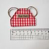 레트로 레드 체크무늬 앞치마(손패치)