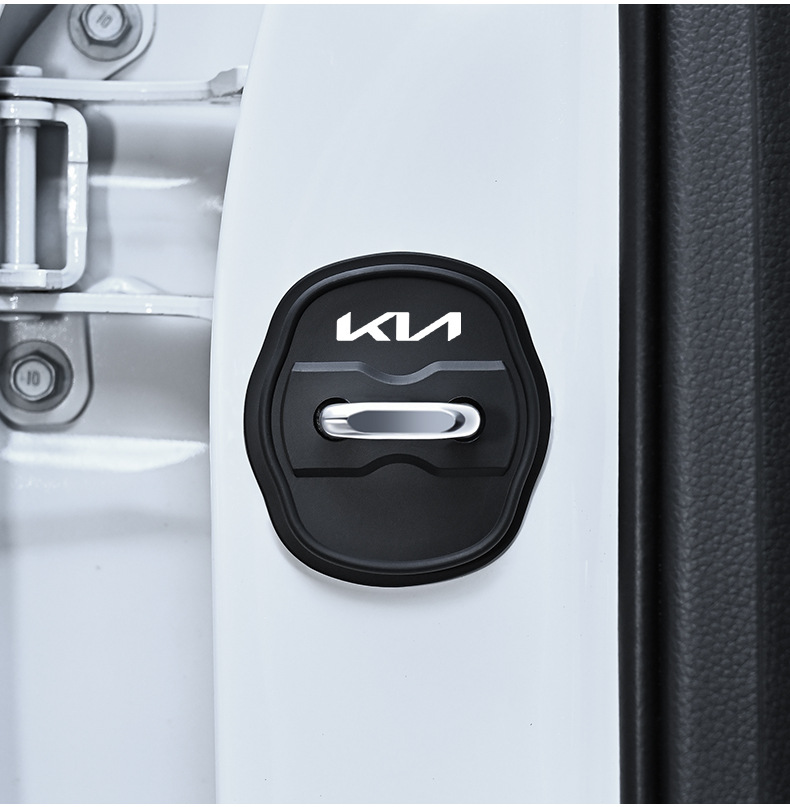 Suitable for Kia Door Lock Cover Silicone Protective Cover K3 Sportage Ev5 Seltos Zhipao Auto Accessories Modification