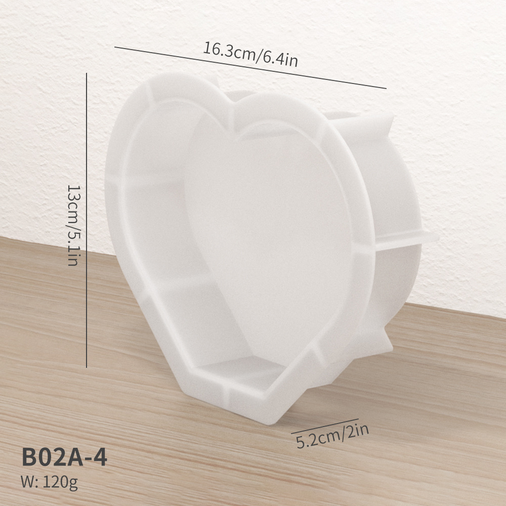 B02A-4 작은 심장 모양의 금형