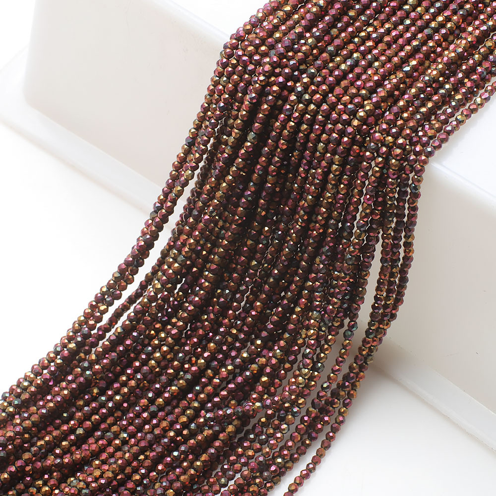 10g Weight Beads Jewelry Making Type 2MM Jewelry Making Size DIY Jewelry Accessories Classification 3 Pieces Per Pack Quantity Glass Material Solid Color Pattern Plating Design Elegant, Simple Style, Streetwear Style 3 Pieces Per Pack 2MM Glass Solid Color DIY Jewelry Accessories Beads 6