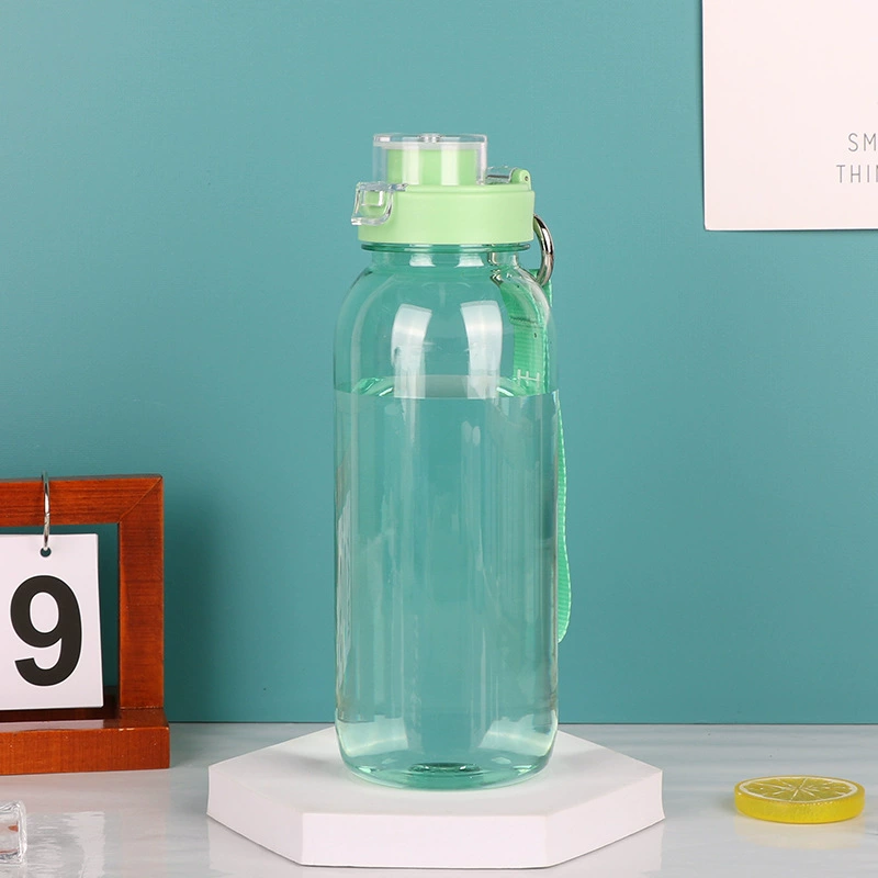 Summer capacious clear water glass, shatterproof handheld portable plastic tea cup, 1000 ml