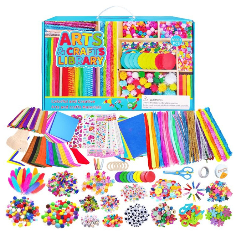 3000 Pieces Luxury Craft Box-Children's Art Handmade DIY Craft Box