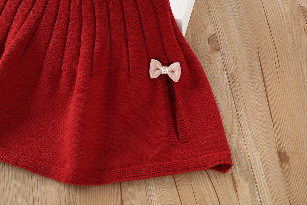 Elegant Cute Streetwear Solid Color Polyacrylonitrile Fiber Knit Girls Outerwear display picture 6