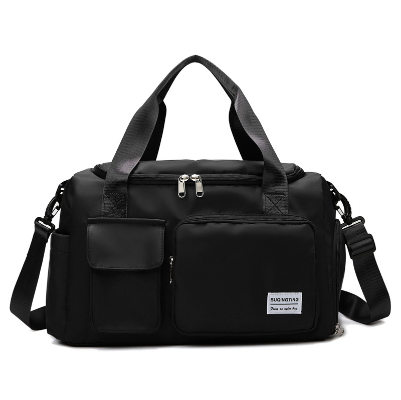 Large Capacity Short Distance Portable Luggage Bag Business Travel Bag Sports Fitness Bag Men's Dry and Wet Separate Crossbody Bag