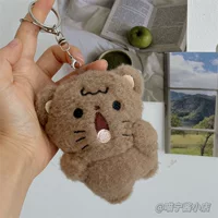 Ins милый кричащий щенок, кошка, плюшевая сумка, подвеска, студенческая пара, подарок, кукла, креативный брелок