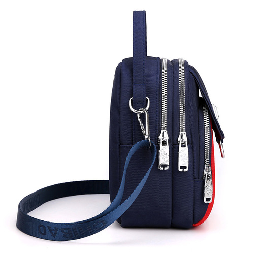 Fashion shopping shoulder bag, trendy women's handbag, lightweight water-repellent nylon bag, casual travel crossbody bag
