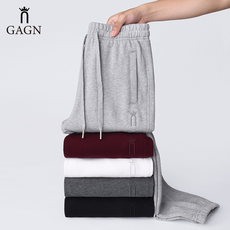 100% Cotton Gray Sweatpants for Women, Spring and Autumn Style, 2026 New Pure Cotton Sweatpants for Women, Terry Casual Pants
