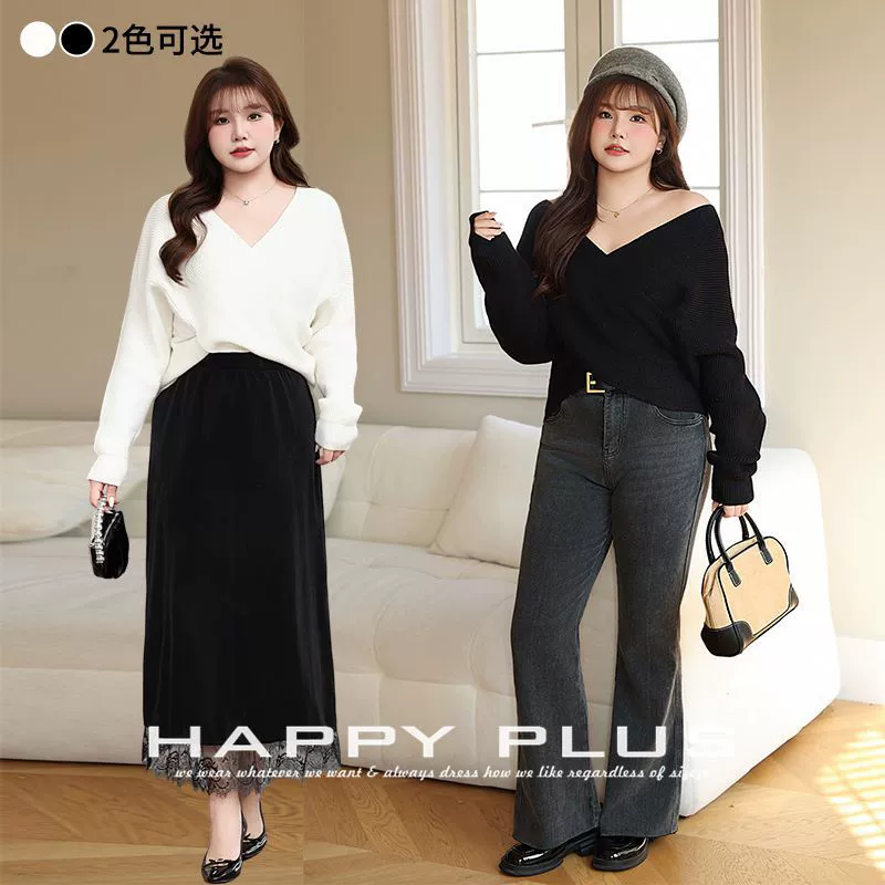 Сянь крест V-образный вырез Нежный свитер Yin Yu Sister Run 8218