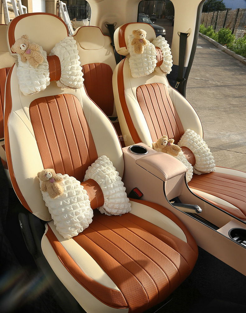 Factory Direct Sales Special Car Changan Waxy Corn Perforated Comfortable Leather Wear-Resistant Car Seat Cushion Fully Enclosed Special Seat Cover