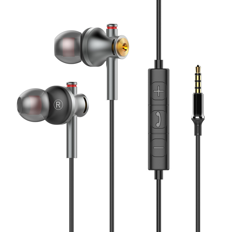 HIFI数字芯片有线耳机跨境批发新款工厂私模高清音乐K歌带线耳机|undefined