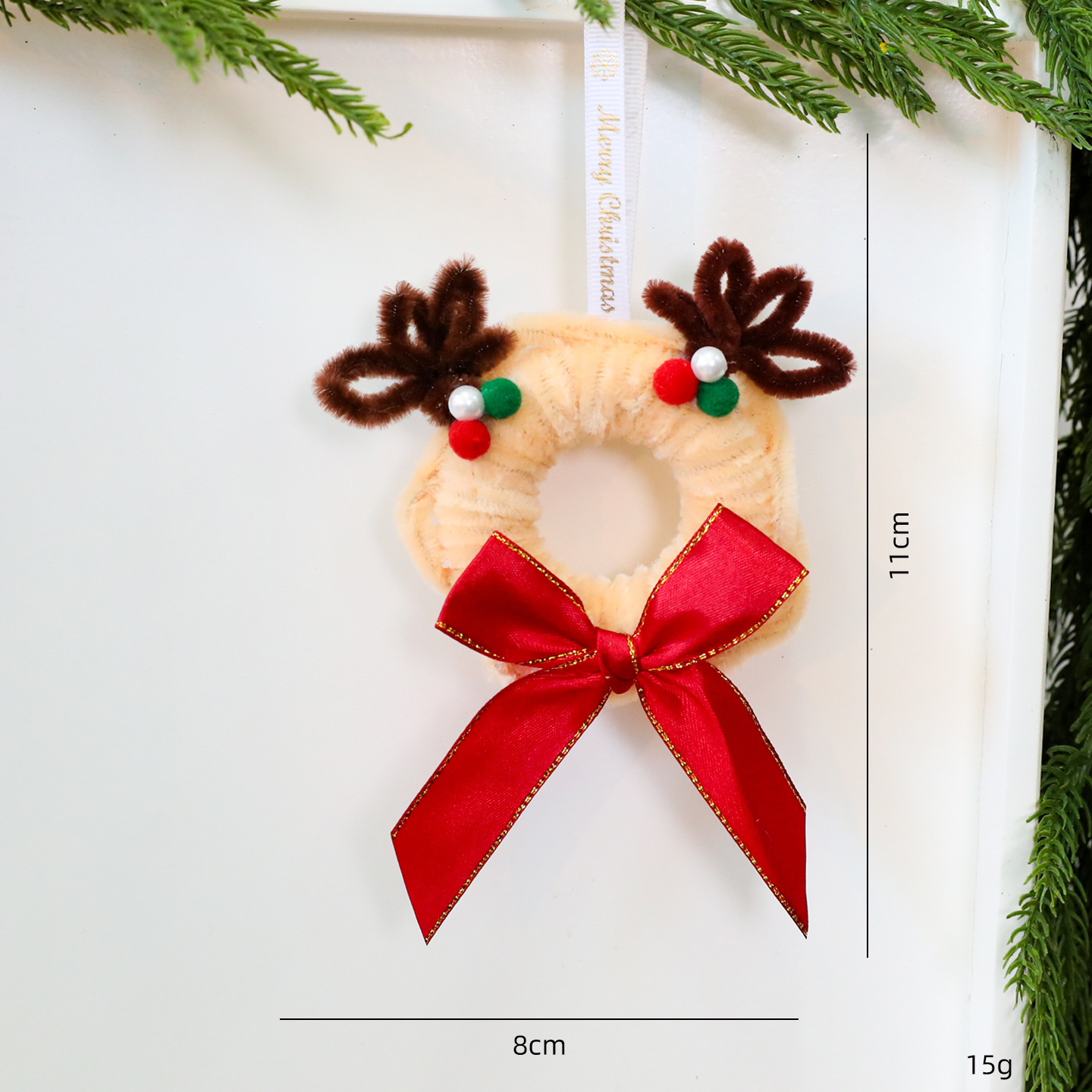 Shengyuan nuevo torsión varilla de tela de navidad colgante DIY árbol de Navidad decoración arco de guirlandas productos terminados