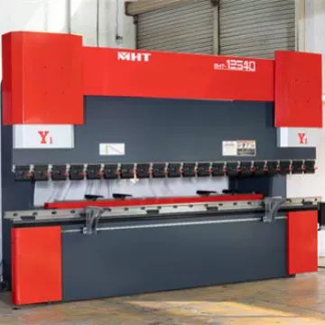 佛山曼哈特油电伺服数控折弯机 MHT-12540钣金液压闸式折板机后挡