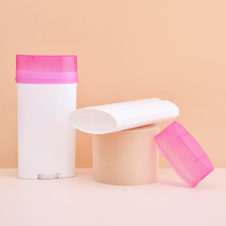 定制底部旋转香体膏瓶单层盖固体香膏包材73g除臭棒包材