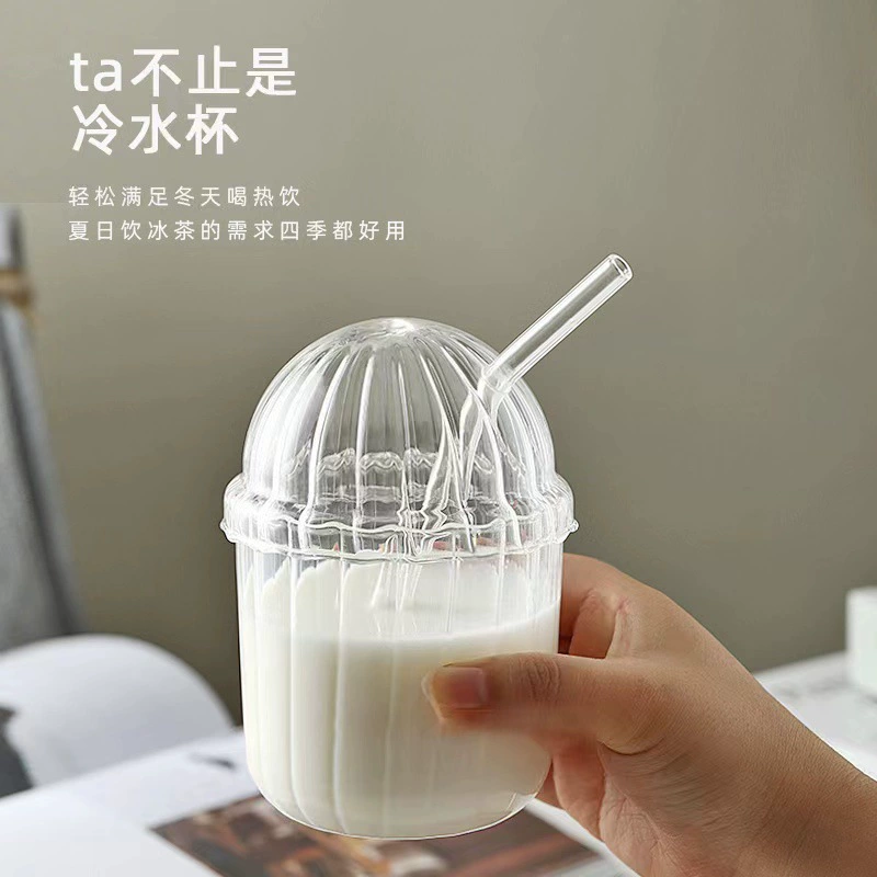 Cartoon glass for home use with glass