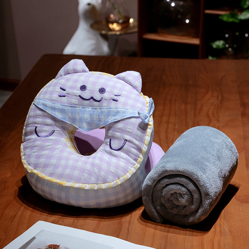Almohada para Siesta de Oficina de Hilo Burbuja