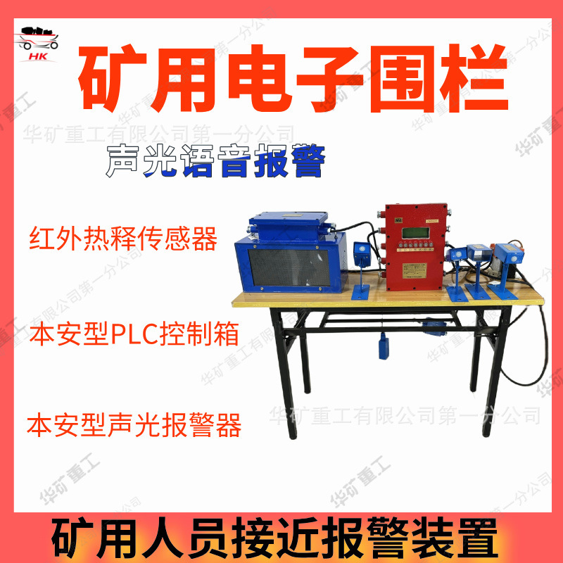 Personnel positioning electronic fence, tunnel boring machine electronic fence, people blocking device for dangerous working areas in underground coal mines