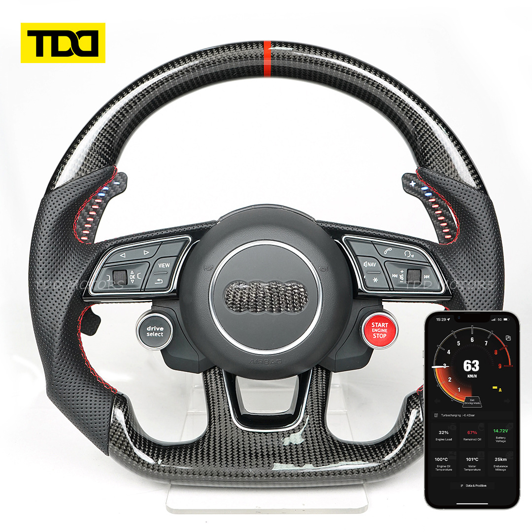 Audi Carbon Fiber LED Shift Paddles for Audi S/RS Models (Steering wheel)