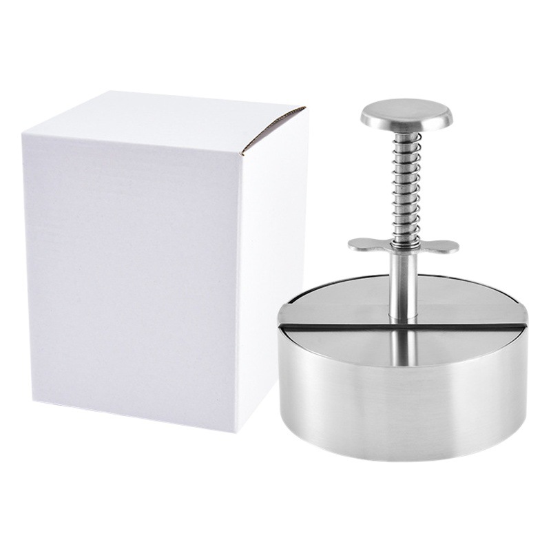 304 prensa de la hamburguesa de carne de prensa de la torta de carne molde de pastel de carne manual de relleno de carne herramienta de cocina