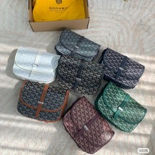 Goyard狗牙戈雅马鞍包男女情侣邮差包腋下包单肩斜挎信封2024新款