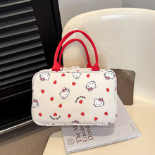 可爱kitty分区化妆包2025新款大容量便携收纳包洗漱包可挂行李箱