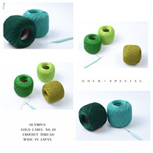 3balls 011067 Olympus Gold Ticket 40# Lace Yarn��Ʊ��˿��