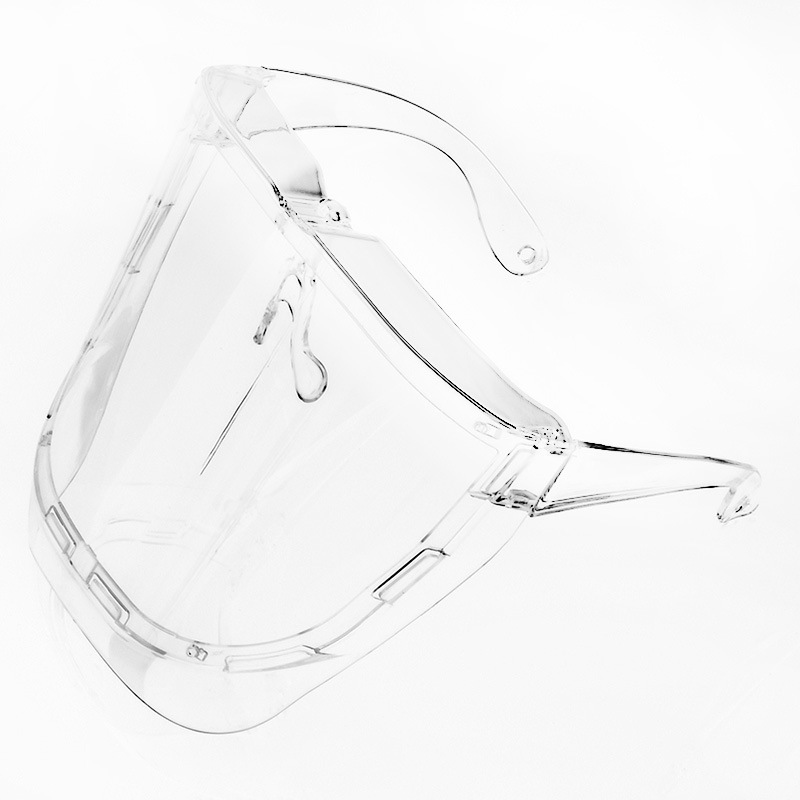 Protector facial transparente para niños, casco de seguridad contra gotas, viento y arena, alta definición, antivaho, desmontable, protector y transpirable
