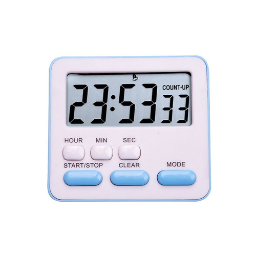 Kitchen timer student time manager timer English version positive and negative timing digital electronic alarm clock