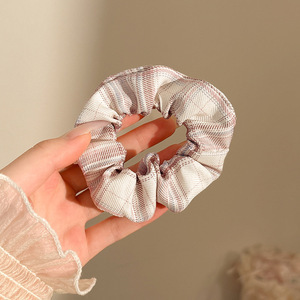 Dulce de alto nivel, anillo de cabello de intestino grueso, cordón de cabello de cola de caballo baja coreana, cordón de cabello grande, delicado, adornamiento de cabello de princesa de alto valor