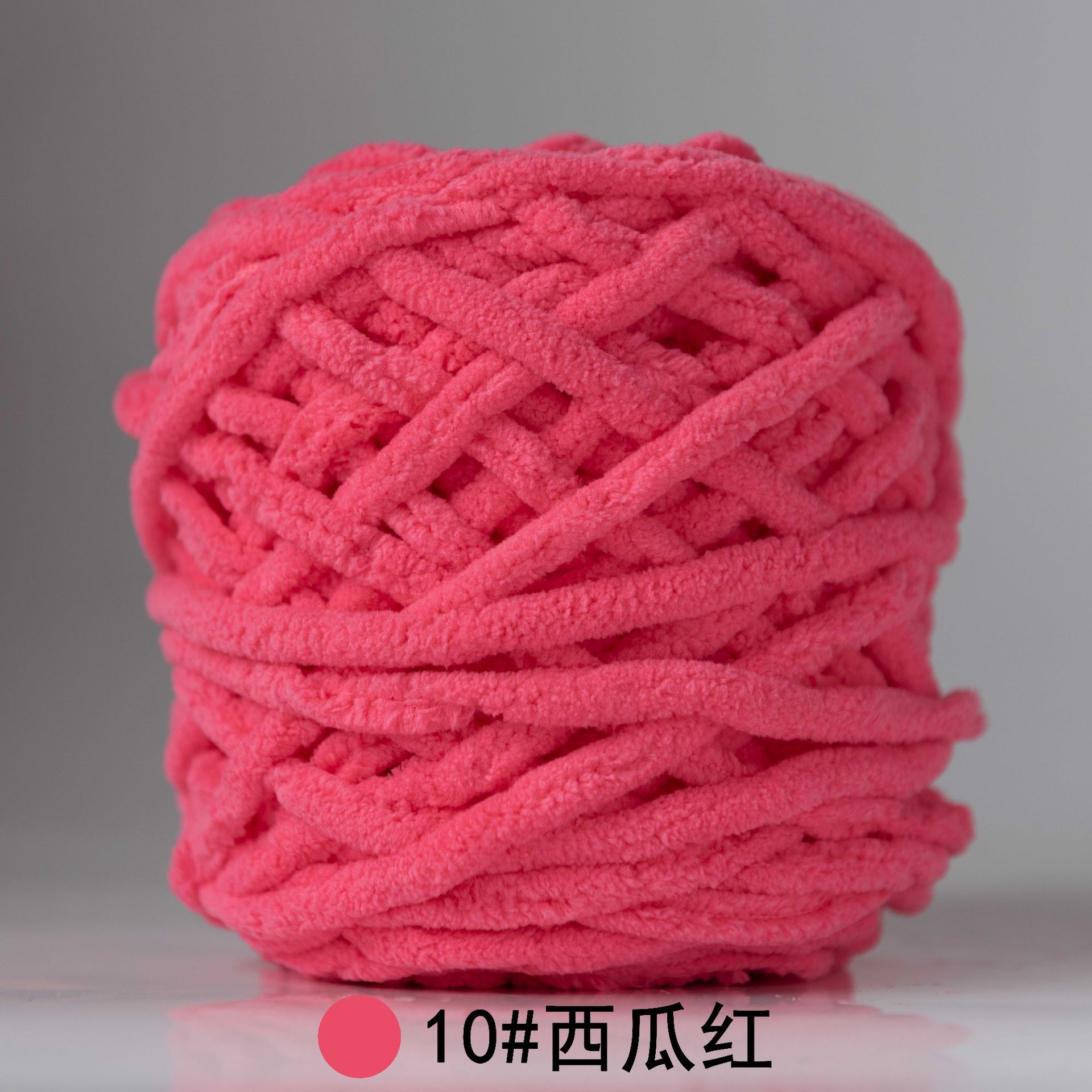 Hilo de la tira de hielo hilo de una sola hebra de lana gruesa bola de aguja hilo tejido a mano bolsa bufanda material de DIY Paquete de fábrica al por mayor