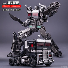 百微部分合金变形机器人玩具金刚擎天大黄蜂柱儿童汽车人模型手办