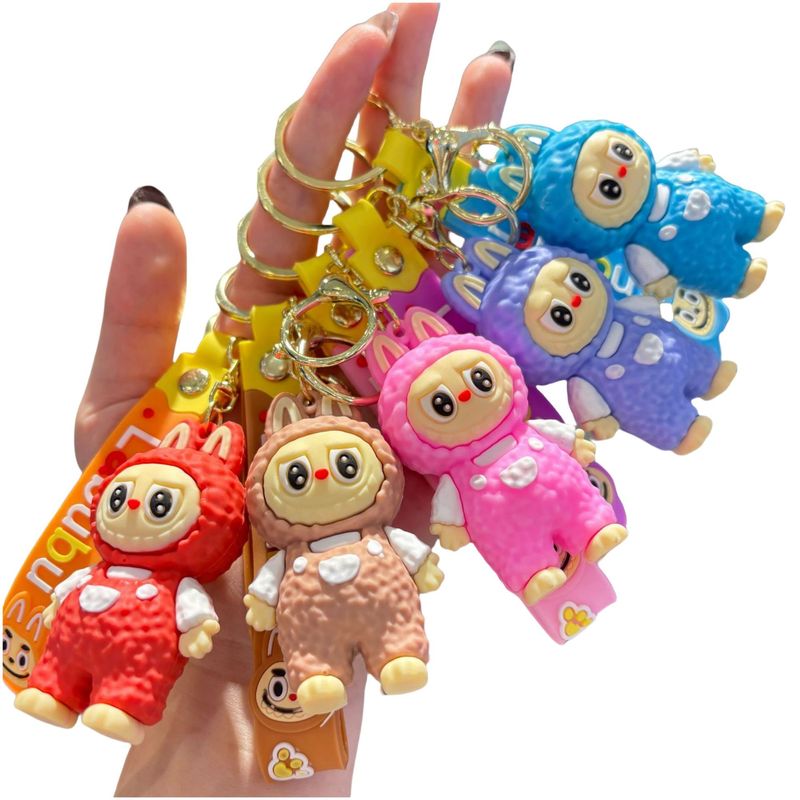 クリエイティブラブブキーホルダーペンダントかわいい装飾品人形バッグペンダントギフトキーチェーン卸売|undefined