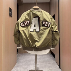 春季新款男士潮牌痞帅时尚夹克外套潮流宽松休闲百搭情侣款棒球服