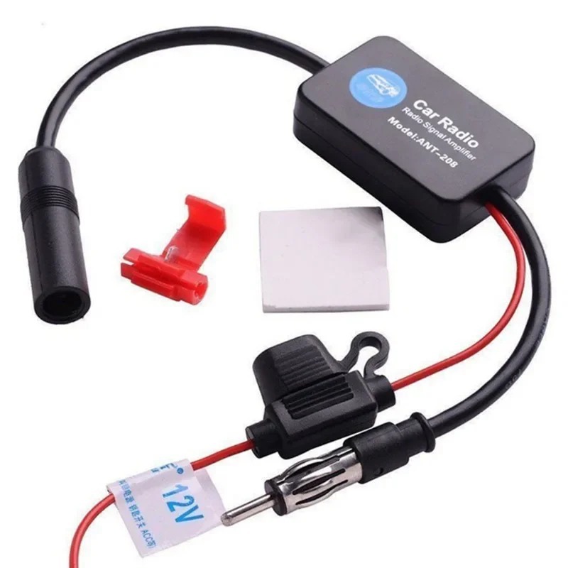Cross-border exclusive car active antenna FM car radio antenna amplifier 12V FM amplifier Android