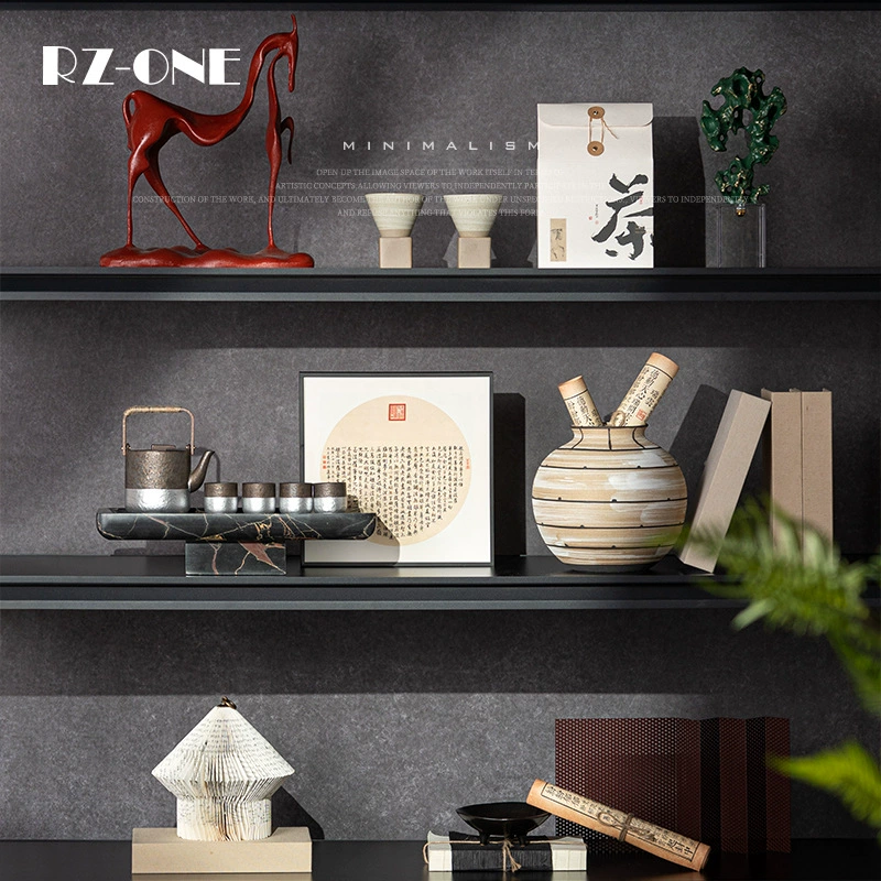 Artisan Thirteen Новый шкаф для демонстрации в китайском стиле Художественные ремесла Украшение Офисная книжная полка Модель комнаты Украшение чайной комнаты.