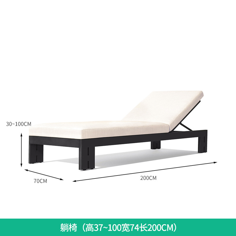 Aleación de aluminio cama acostada