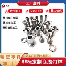 塑料塑胶注塑模具镶件CNC前模型芯高韧性高精度配件零件加工