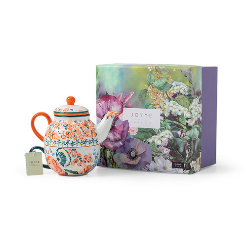 Afternoon tea ceramic Kung Fu tea set household small single teapot tea making gift box for one person