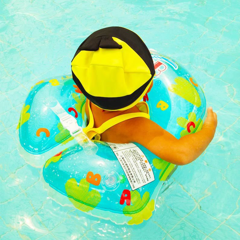 Inflatable swimming ring for new born for swimming play in water